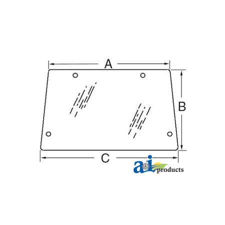 A & I Products Glass, Side (RH/LH) 33" x42" x2" A-L57980